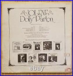 1974 Autographed Jolene DOLLY PARTON Record Album Cover with Portfolio Book