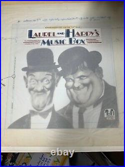 1986 Lauel Hardey Music Box Original Album Cover Art Production Artwork Record