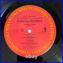 1986 Trick Or Treat Fastway Gold Lettered Rare Promo Album Nm First Press