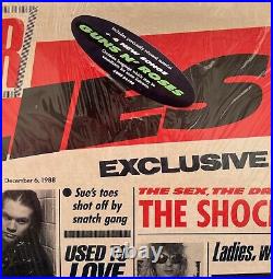 1988 GUNS N ROSES Album LIES Vinyl BANNED COVER w\ Shrink & Hype Lp OG NEAR MINT