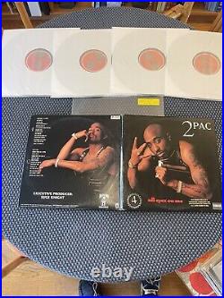 2 Pac / Tupac -All Eyez on me 4xlp 1996 Orig US Promo Rap Album Death Row Dr Dre