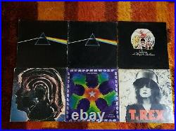 34 Vinyl Album Classic Rock COVERS ONLY Lot Pink Floyd Acdc Queen Hendrix