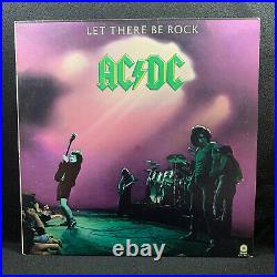 AC/DC Let There Be Rock South African Green Cover Vinyl Album LP Excellent