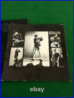 ACDC Back In Black Oz Alberts 1st Press Embossed Cover With Sleeve VG/ Ex Con