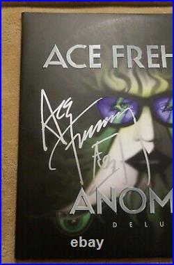 ACE FREHLEY (KISS) signed autographed vinyl album ANOMALY COVER RARE Rock