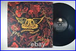 AEROSMITH Permanent Vacation Autographed Vinyl Cover Album ALL 5 MEMBERS