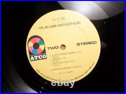 Atco Lp Record Sd-33-308 Stereo/allman Brothers Band/ Self Titled/ex Vinyl 1969