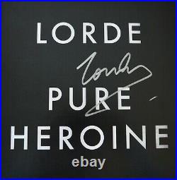 Auto Psa/dna/jsa Lorde Pure Heroin Album Cover