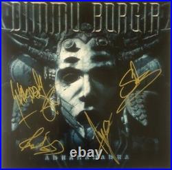 Autographed Dimmu Borgir signed Abrahadabra 12x12 Album cover photo LP Shagrath