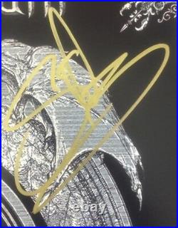 Autographed Dimmu Borgir signed Eonian 12x12 Album cover photo LP Shagrath