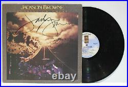 Autographed Hand Signed JACKSON BROWNE Record Album Cover LP Running On Empty