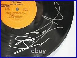 Autographed Hand Signed MEAT LOAF Record Album Cover LP Bat Out Of Hell