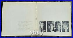 BEATLES 1968 WHITE ALBUM FIRST PRESSING NM LPs & EX COVER WITH PHOTOS AND POSTER
