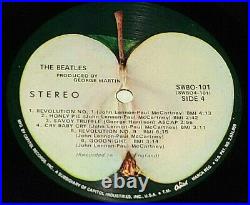 BEATLES'68 WHITE ALBUM ALL 7 LABEL ERRORS LOW# A 0223566 MINT COVER & EX/NM LPs