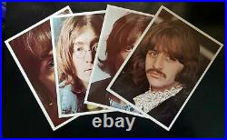 BEATLES'68 WHITE ALBUM MEGA LOW# 0407495 EX LPs & EX COVER WITH PHOTOS & POSTER