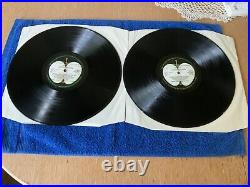BEATLES White Album 2 Vinyls+ POSTER 4 Photos -Misspelled RACOON EX No 0461105