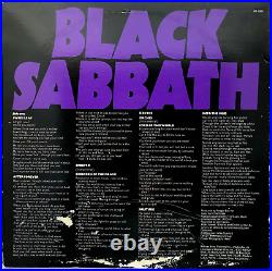 BLACK SABBATH Master Of Reality LP 1971 WB First Press withEmbossed Cover