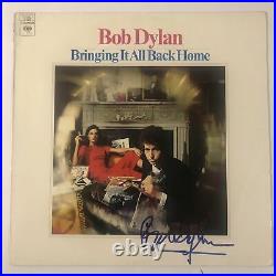 BOB DYLAN Signed Autograph BRINGING IT ALL BACK HOME Album Record Cover LP JSA