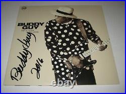 BUDDY GUY Signed RHYTHM & BLUES ALBUM LP COVER with Beckett COA