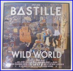 Bastille Signed Wild World Vinyl Record Album Cover Framed