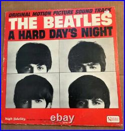 Beatles A Hard Day's Night Sound Track Record Album 33 LP 1964 NM