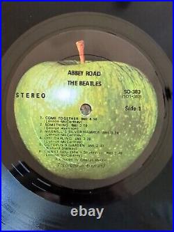 Beatles Abbey Road 1969 UK Apple Pressing SO-383 Her Majesty on Cover