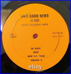 Beatles American Tour with Ed Rudy #3 LP Album Rare BEATLES Red Bold Cover Orig