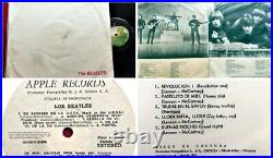 Beatles White Album-dif. Cover / Emerg. Label /revolution 9 Not Listed- Uruguay
