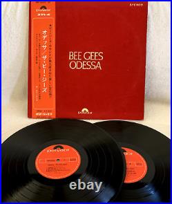 Bee Gees Odessa Ultra-rare 1969 Original Japanese 2lps Red Velvet Cover & Obi