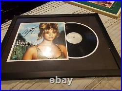 Beyonce Autographed Professionally Framed Album Cover. Coa