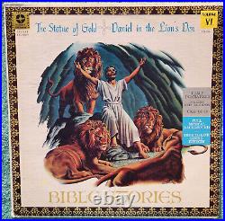 Bible Stories 1970's Complete Set Of Eight Vinyl Albums Starring Leif Erickson