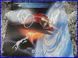 Billy Gibbons Frank Beard Dusty Hill Autographed Album Cover ZZ Top Afterburner