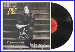 Billy Joel Authentic Signed An Innocent Man Album Cover With Vinyl BAS #G46675