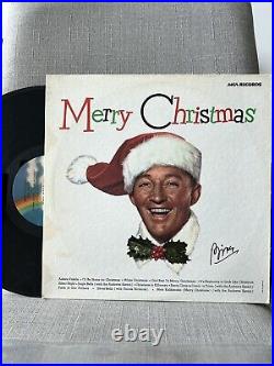 Bing Crosby Merry Christmas Vintage MCA-15024 LP 12in Vinyl Record Album