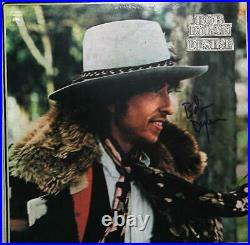 Bob Dylan Desire Album autographed Record signed Lp Cover + COA