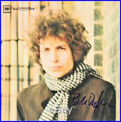 Bob Dylan Signed Blonde on Blonde Album Cover Beckett/BAS Graded GEM MINT 10