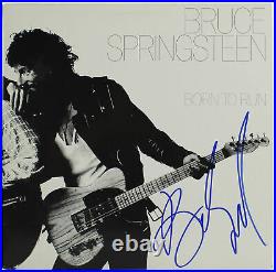 Bruce Springsteen Authentic Signed Born To Run Album Cover With Vinyl BAS #A72966