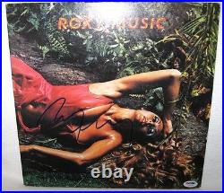 Bryan Ferry Signed Roxy Music'stranded' Album Cover Psa/dna Coa