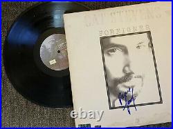 CAT STEVENS SIGNED PEACE YUSUF FORIEGNER ALBUM COVER With RECORD