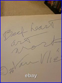 Captain Beefheart DON VAN VLIET 1978 Signed Autographed Album Cover 1 of 1 RARE