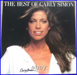 Carly Simon signed LP Album Cover The Best of Carly Simon BAS Beckett auto
