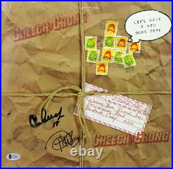 Cheech Marin & Tommy Chong Signed Album Cover With Vinyl Autographed BAS #C58035