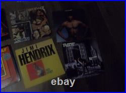Classic Rock Vinyl Lot Of 32 LP Records Springsteen, Hendrix, KISS, Halen, AXE