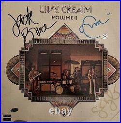 Cream Signed Autograph Record Album Cover-clapton-baker-bruce