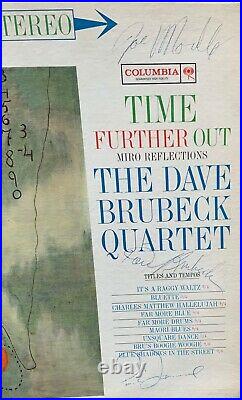 DAVE BRUBECK Quartet TIME FURTHER OUT SIGNED ALBUM COVER