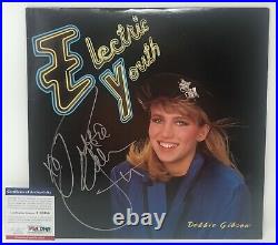 DEBBIE GIBSON Signed Electric Youth RECORD Album COVER LP Sexy Hot BECKETT COA