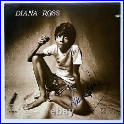 DIANA ROSS Signed Autograph DEBUT SOLO Album Record LP Cover JSA Authentication