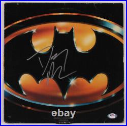 Danny Elfman Signed Batman Soundtrack Vinyl Record Album Cover (PSA COA)