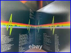 Dark Side Of The Moon Pink Floyd 1973 Vinyl Harvest Records Stickers/Posters 1st