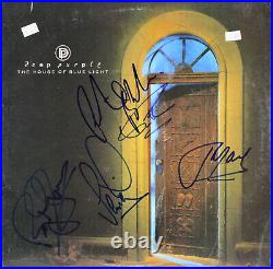 Deep Purple (5) Band Signed The House Of Blue Light Album Cover BAS #A71993